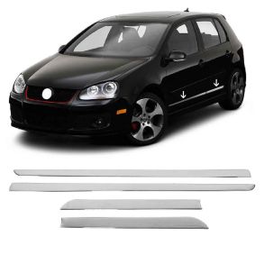 Sidelister - VW Golf VI 2008-2013 - 4 stk. Rustfri stl krom