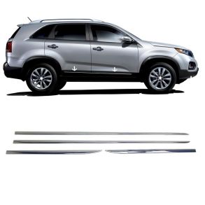 Sidelister - VW Golf VII 2012-2019 - 4 stk. Rustfri stl krom