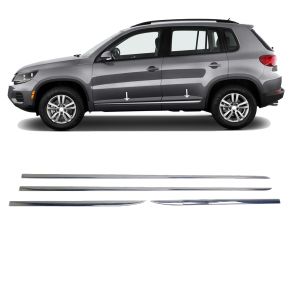 Sidelister - VW Tiguan 2016-2020 - 4 stk. Rustfri stl krom