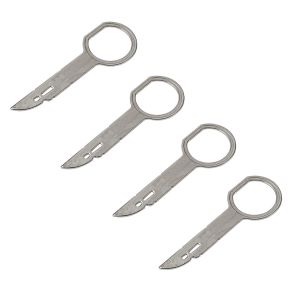 Udtrksngler til autoradio - Audi / Ford / Mercedes & VW - 4 stk