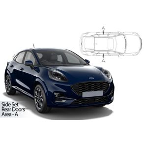 Solgardiner UV - Car Shades - Ford Puma 5-Drs rg. 2019-> (Kun til sideruder)