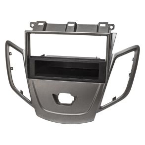 Radioramme 1-DIN M/ Aflggerrum - Ford Fiesta JA8 rg. 2009-2017 - Anthracite
