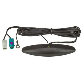 Rudeantenne Med Forstrker & Fakra Stik (M) - AM/FM Kabel 2,20 meter