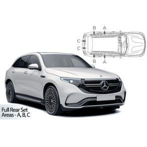 Solgardiner UV - Car Shades - Mercedes EQC 5-Drs rg. 2019->