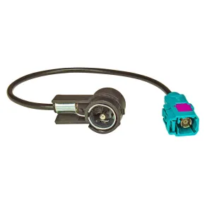 Antenneadapter - Fakra (HUN) - ISO (HAN) - Audi / Fiat / Ford / Mercedes / Seat / Skoda / VW