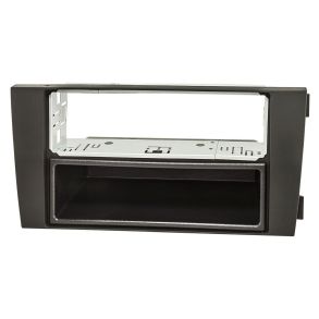 Radioramme 1DIN M/Aflggerum - Audi A6 C5 (Type 4B) Facelift rg. 2001-2004 - Sort