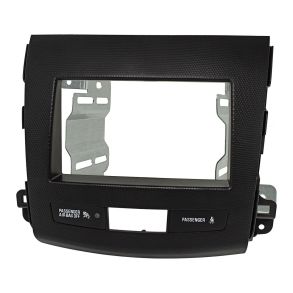 Radioramme 1DIN/2DIN - Citroen C-Crosser, Peugeot 4007, Mitsubishi Outlander rg. 2006-2012 - Sort
