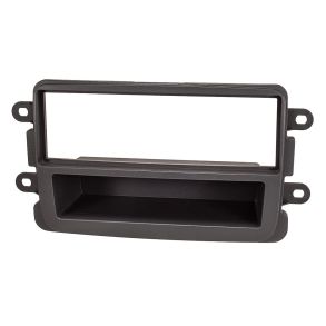RADIORAMME 1DIN M/ AFLGGERUM - DACIA LODGY, DOKKER, DUSTER, SANDERO / RENAULT CAPTUR - MRK GR