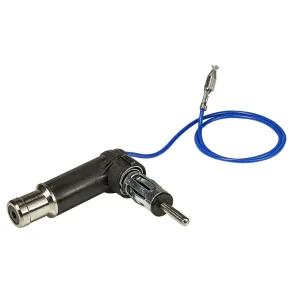 Antenneadapter Med Antenneforstrker ISO - Audi / Seat / Skoda / VW