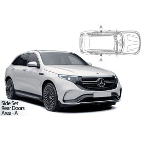 Solgardiner UV - Car Shades - Mercedes EQC 5-Drs rg. 2019-> (Kun til sideruder)
