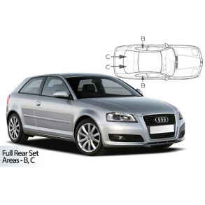 Solgardiner UV - Car Shades - Audi A3 3-Drs (8P) rg. 2003-2012