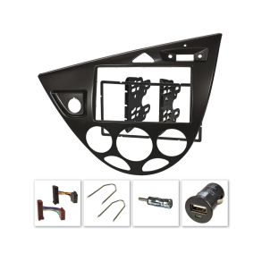 Radioramme 2DIN - Ford Focus rg. 1998-2004 - Sort