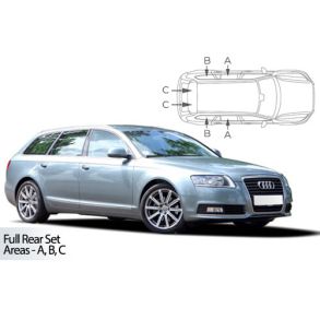 Solgardiner UV - Car Shades - Audi A6 Avant (C6) rg. 2004-2011