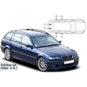 Solgardiner UV - Car Shades - BMW 3 Touring (E46) rg. 1998-2005