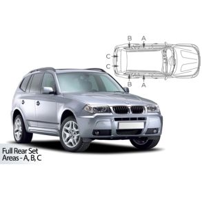 Solgardiner UV - Car Shades - BMW X3 5-Drs (E83) rg. 2003-2010