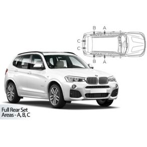 Solgardiner UV - Car Shades - BMW X3 5-Drs (F25) rg. 2010-2017