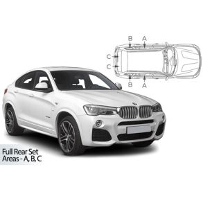 Solgardiner UV - Car Shades - BMW X4 5-Drs (F26) rg. 2014-2018