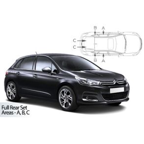 Solgardiner UV - Car Shades - Citroen C4 5-Drs rg. 2010-2018