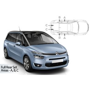 Solgardiner UV - Car Shades - Citroen C4 Grand Picasso / C4 Grand Spacetourer rg. 2014->