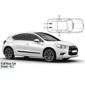 Solgardiner UV - Car Shades - Citroen DS4 rg. 2010-2018