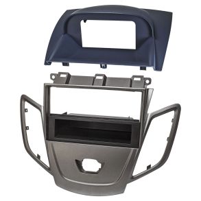Radioramme 1DIN M/ Aflggerrum - Ford Fiesta JA8 rg. 2009-2017 - Mrk Titanium
