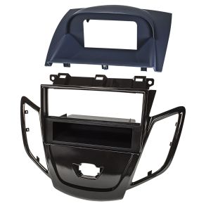 Radioramme 1DIN M/ Aflggerrum - Ford Fiesta JA8 rg. 2009-2017 - Blank Sort