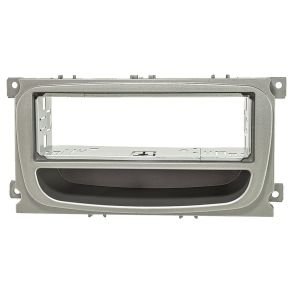 Radioramme 1DIN - Ford Focus 2/Mondeo/S-Max/C-Max/Galaxy/Kuga rg. 2006-2012 - Lys Titanium