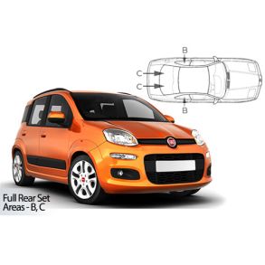 Solgardiner UV - Car Shades - Fiat Panda III 5-Drs rg. 2012 ->