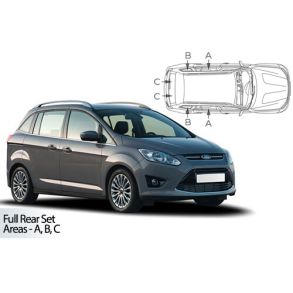 Solgardiner UV - Car Shades - Ford C-Max Grand 5-Drs rg. 2010-2019