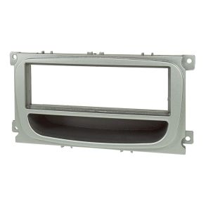 Radioramme 1DIN - Ford Focus 2/Mondeo/S-Max/C-Max/Galaxy/Kuga rg. 2006-2012 - Lys Titanium
