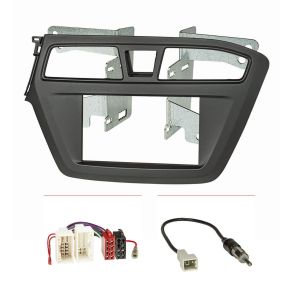 Radioramme 2DIN - Hyundai i20 rg. 2014-2018 - Sort