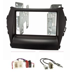 Radioramme 2DIN - Hyundai Santa Fe rg. 09/2012-> - Sort