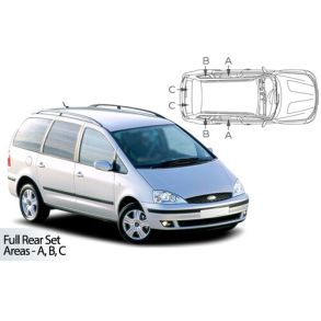 Solgardiner UV - Car Shades - Ford Galaxy rg. 2000-2006