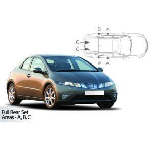 Solgardiner UV - Car Shades - Honda Civic 5-Drs rg. 2006-2012