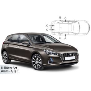 Solgardiner UV - Car Shades - Hyundai i30 rg. 2016->
