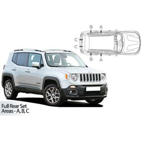 Solgardiner UV - Car Shades - Jeep Renegade 5-Drs rg. 2015 ->