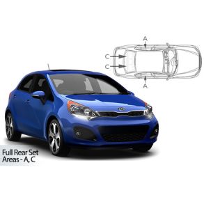 Solgardiner UV - Car Shades - Kia Rio 5-Drs rg. 2011-2017