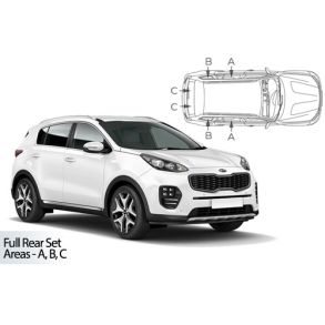 Solgardiner UV - Car Shades - Kia Sportage 5-Drs rg. 2015-2019