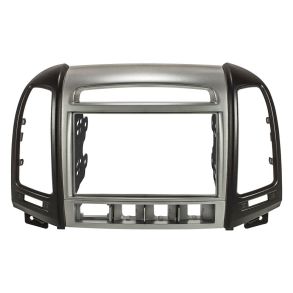 Radioramme 2DIN - Hyundai Santa Fe Facelift rg. 2006-2012 - Titanium/Sort