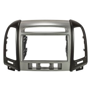 Radioramme 2DIN - Hyundai Santa Fe Facelift rg. 2006-2012 - Titanium/Sort