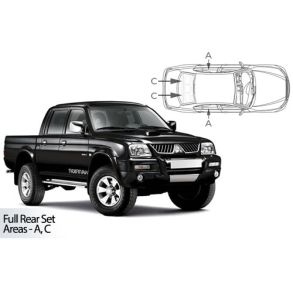 Solgardiner UV - Car Shades - Mitsubishi L200 4-Drs rg. 1996-2005