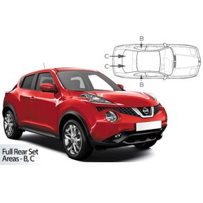 Solgardiner UV - Car Shades - Nissan Juke 5-Drs rg. 2010-2019