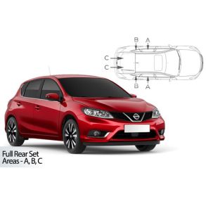 Solgardiner UV - Car Shades - Nissan Pulsar 5-Drs rg. 2014-2019