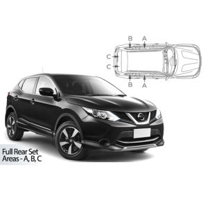 Solgardiner UV - Car Shades - Nissan Qashqai 5-Drs rg. 2013-2018 (fr facelift)