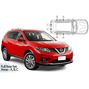 Solgardiner UV - Car Shades - Nissan X-Trail 5-Drs rg. 2013 ->