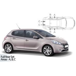 Solgardiner UV - Car Shades - Peugeot 208 5-Drs 2012-2019