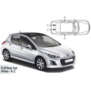 Solgardiner UV - Car Shades - Peugeot 308 5-Drs 2008-2013