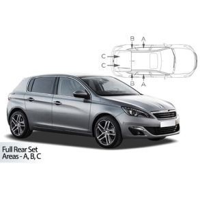 Solgardiner UV - Car Shades - Peugeot 308 5-Drs 2013->