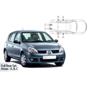 Solgardiner UV - Car Shades - Renault Clio 5-Drs 1998-2005