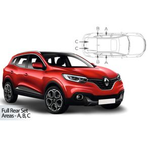 Solgardiner UV - Car Shades - Renault Kadjar 5 drs rg. 2015->